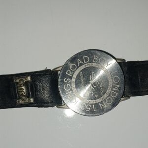 Boy London Black Leather Watch Strap with Branded Hardware